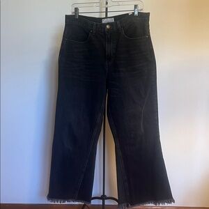 The Great. Kick Bell Jeans Onyx Wash
